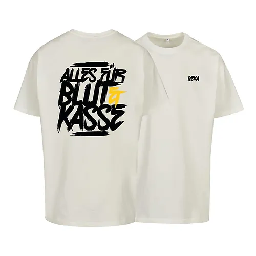 Alles für Blut & Kasse - Oversize T-Shirt - Off White