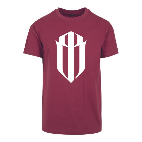 BK - Logo T-Shirt Weinrot